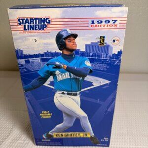 Ken Griffey Jr Starting Lineup 1997 Edition Fully Posable Figurine Sealed Box